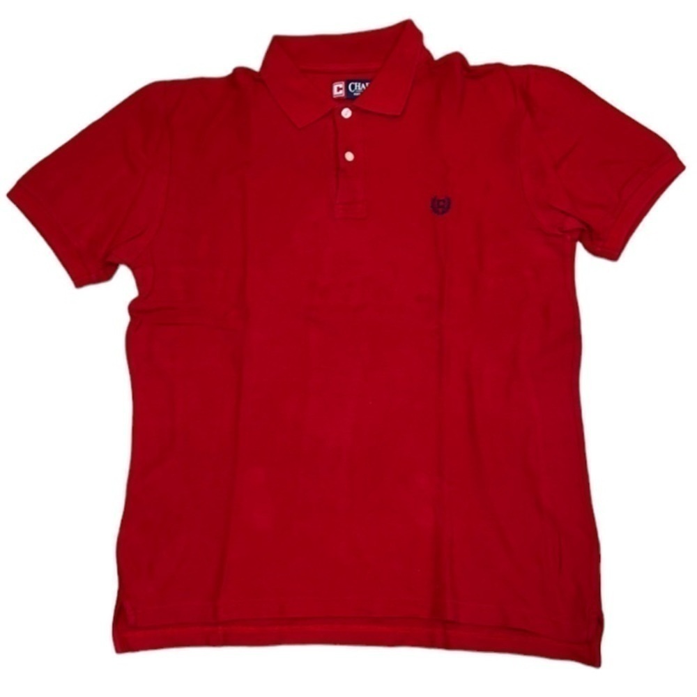 Men’s Polo Collared Chaps Red Short Sleeve Shirt